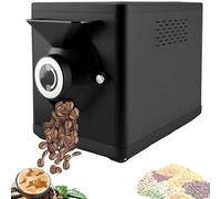 vnmudzeo Tostadora De Café con Pantalla Digital - Control TáCtil Inteligente, Ajuste De 100-250 °C, Temporizador De 5-60 Minutos, Capacidad De 1000 G Black