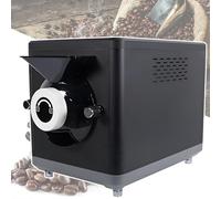 vnmudzeo Tostadora De Café con Tambor De 360°, Gran Capacidad De 1000 G, 1600 W, Temporizador De 5-60 Minutos Black