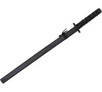 Vnnigmn - Espada de madera Katana para niños, accesorios de carnaval, juguete al aire libre para cosplay Halloween, 55 cm (Negro)