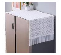 Vnook Alfombrilla Protectora Antipolvo Lavadora, Multifuncional, frigorífico, Tela, fácil de Limpiar, Suave, for frigorífico, Secadora, Lavadora y electrodomésticos.(White,70x180cm)