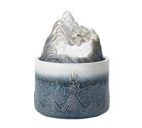 Vnook Fuente de Agua circulante de Mesa Decorativa, Fuente de rocalla, con Bola de Transporte Redonda, de circulación, for Dormitorio, Sala de Estar, Estudio(Blue)