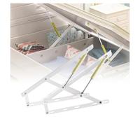 Vnook Mecanismo de elevación de Cama de 2 Piezas, Elevador de Cama con Resorte de Gas neumático, Mecanismo de bisagra de elevación de Cama de Almacenamiento(100cm)