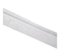 Vnook Tiras de Pared de 11 m, Autoadhesivas, for Esquinas y Cintura, Impermeables y anticolisiones, for cenefas de Papel Pintado, for Azulejos, pasillos, techos, zócalos.(White)
