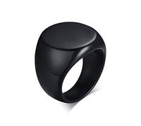 VNOX Escudo Familiar Personalizado/Logotipo/Emblema Nacional/Anillo de Sello Anillo de Sello Anillo de Acero Inoxidable para Hombres,Regalo para Cumpleaños/Día del Padre/Día de San Valentín/Navidad