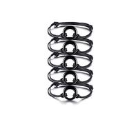 VNOX Grabado personalizado 5 piezas Círculo de la vida Pulsera de urna de eternidad para cenizas Joyería de cremación Pulseras de barra de tubo de acero inoxidable Ajustable 15-25cm