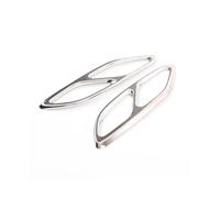 VNRQJLSN para Mercedes para Benz CLA C118 W118 2020-2023 Silenciador De Coche Tubo Escape Tapa Garganta De Cola Embellecedor Accesorios De Acero Inoxidable(Plata)