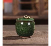 VNsdSD Tarros de almacenamiento de estilo chino, latas de té, tapas selladas, decoración del hogar, cocina, comedor, decoración del hogar, cocina, comedor, azul(Green)