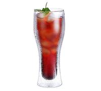 VNsdSD Vaso de pinta personalizado, juego tazas cerveza, vaso simple doble capa, utensilios creativos for beber vidrio