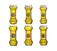 VNsdSD Vaso de pinta personalizado, taza cerveza, juego 6 vasos con forma mancuerna única, jarra gran capacidad