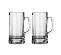 VNsdSD Vaso de pinta personalizado, taza cerveza, tazas, vidrio transparente, juego 2 livianas for, café, té, jugo for frío o caliente