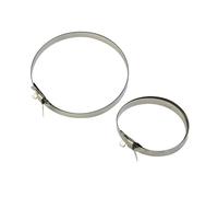 VNSMM Bota De Junta CV Kit de 20 Abrazaderas crimpado Acero Inoxidable para Guardapolvos Juntas homocinéticas Ejes, Clip Eje transmisión Ajustables universales