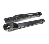 VNSMM Clavijas de Cambio traseras/Delanteras 1 par de palancas de cambio de marchas con punta de talón, de aluminio negro, accesorios para motocicleta compatibles con Harley Street Glide FLHXS