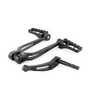 VNSMM Clavijas de Cambio traseras/Delanteras Brazo de palanca de cambios extendido, clavijas de palanca de cambios compatibles con Harley Softail Slim FLSL Fat Boy FLFB Breakout FXBR 18-23(Black D)