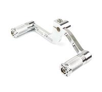VNSMM Clavijas de Cambio traseras/Delanteras Kit de palanca de cambios de aluminio para motocicleta, reposapiés y estriberas compatibles con Harley Davidson Sportster XL883 XL 1200(C-Chrome)