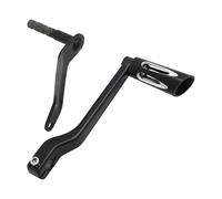 VNSMM Clavijas de Cambio traseras/Delanteras Palanca de cambios de motocicleta, clavijas de cambio, pedales de punta y talón, controles de avance, compatibles con Harley Softail Heritage(E-Black)