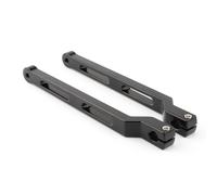 VNSMM Clavijas de Cambio traseras/Delanteras Palanca de cambios extendida de aluminio para motocicleta, compatible con Harley Touring, Road King, Electra, Street Glide y Softail.(Black)