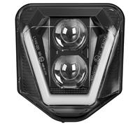 VNSMM Faro LED Moto Compatible con Husq&varna TE FE TC FC 125 250 300 350 450 501 701 250i 300i faro delantero de motocicleta luz LED