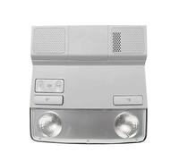 VNSMM Luz de Techo Interior de Coche Luz de lectura de techo delantera compatible con VW Golf 5 6 Tiguan Passat B6 5ND947133 56D947105(Gray)