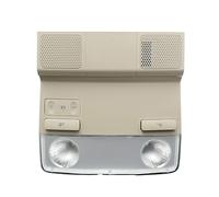 VNSMM Luz de Techo Interior de Coche Luz de lectura de techo delantera compatible con VW Golf 5 6 Tiguan Passat B6 5ND947133 56D947105(Light Beige)