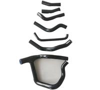 VNSMM Manguito Turbo Kit de Manguera de radiador de Silicona Compatible con Honda XRV750 XRV650 Africa Twin XRV 650 750 Manguera de intercooler