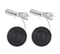 VNSMM Tweeters para Coche Tweeter Lote de 2 Altavoces Hi-Fi de 120 W para Radio de Coche, estéreo, tweeters, Altavoz, Altavoz de salón, película elástica de Seda Transparente Negra.