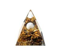 VNSTKWW - Pirámide de orgonita, 7 chakras, decoración Feng Shui de cristal natural curativo Reiki, cristal curativo de amatista para adivinación, meditación, yoga, protección equilibrada 6 cm