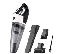 VNVFJKLO Aspiradora portátil, Aspiradora de Mano inalámbrica for Coche 8000 Pa con iluminación LED, Potente aspiradora batería Gran Capacidad(Black and White,British)