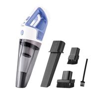 VNVFJKLO Aspiradora portátil, Aspiradora de Mano inalámbrica for Coche 8000 Pa con iluminación LED, Potente aspiradora batería Gran Capacidad(Blue and White,British)