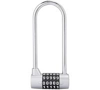 VNVFJKLO Cerraduras de combinación, Candado de aleación Zinc, gabinete con contraseña combinación Tipo U, Adecuado for cerraduras Almacenamiento, candados Combinados