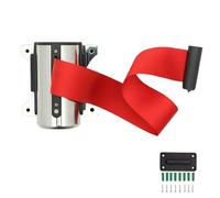 VNVFJKLO Cuerda para barandilla, Cinta de Seguridad retráctil for Control multitudes Pared for Tiendas, aeropuertos, Bancos y escuelas(B,3M/9.8FT)