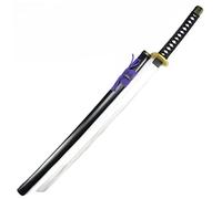 VNVFJKLO Espada de samurái de Anime, Cuchillo de Madera Taito con Hoja, Ideal for Cosplay y Anime