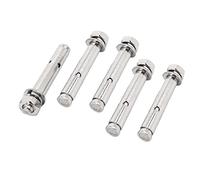 VNVFJKLO Tornillos de expansión, 3 uds, Perno de expansión Anclaje Manga Ajuste Aire Acondicionado Acero Inoxidable 304(M10x60mm)