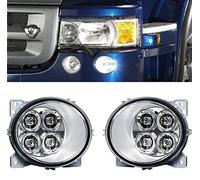 VNVIS 2 lámparas antiniebla de funcionamiento diurno con 4 luces LED para Scania P G R T Series 2004> E4 luces RH/OS + LH/OS