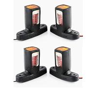 VNVIS 4 luces de posición lateral rojas/blancas/naranjas de 12 V 24 V para chasis de remolque