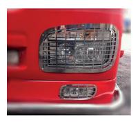 VNVIS Juego de 4 protectores de faros delanteros y antiniebla de acero inoxidable para camiones Actros mp3