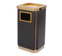 VNwizribc Bote de basura for exteriores acero inoxidable | Eliminación de residuos comercial del hotel al aire libre multicolor del patio de los 65cm(A)