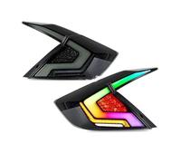 VOALVT Luces Traseras Para Civic 10th 2016-2021 Par De Luces Traseras LED RGB Luces Antiniebla Traseras Luces De Freno Y Conducción Piloto Posterior