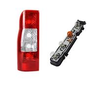 VOALVT Luces Traseras Para Ford Para Transit MK7 2006-2014 Reflector De Parachoques Trasero Luz De Freno Placa Circuito 6C11-13405-AD 6C11-13404-AD Piloto Posterior(With Bulb Left)