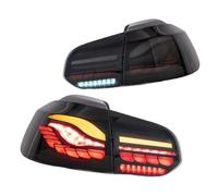 VOALVT Luces Traseras Para Golf 6 2008-2013 Accesorios Para Coche LED Mejoradas Luces Traseras Plug And Play. Piloto Posterior(4PCS Smoke)