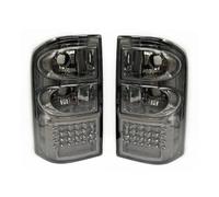VOALVT Luces Traseras Para Nissan Para Patrol Y61 1997-2004 Luz Trasera LED De Freno Y Freno Luz Antiniebla Accesorios Para Coche Piloto Posterior(Smoke cover)