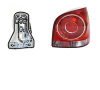 VOALVT Luces Traseras Para VW Para POLO 2006-2010 Luz Trasera Y Soporte De Placa De Circuito Lámpara Sin Bombillas Piloto Posterior(Only Right)