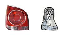 VOALVT Luces Traseras Para VW Para POLO 2006-2010 Luz Trasera Y Soporte De Placa De Circuito Lámpara Sin Bombillas Piloto Posterior(1Only Left)