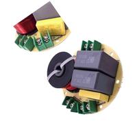 VOANZO 100 W Altavoz Crossover 2 vías Crossover Alta y Baja frecuencia Crossover Punto 2800 Hz para Alta fidelidad librería Altavoces centrales Altavoces Envolvente-Redondo(conexión USB)