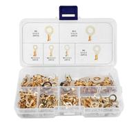VOANZO 150 PCS Arandelas Planas de Cobre M3 M4 M5 M6 M8 M10 - Surtido de Juntas de latón para diversas Aplicaciones, duraderas y Resistentes a la corrosión