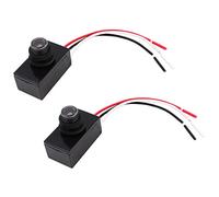 VOANZO 2 Paquetes de Sensor de Atardecer a Amanecer para iluminación Exterior 120-277V Interruptor fotoeléctrico Sensor de luz fotocélula para Luces Exteriores