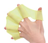 VOANZO 2 Pares Guantes de natación para Remo Mano con Palma Equipo de natación Garra Rana Surf natación acuática esnórquel para niños Mujeres Hombres para Entrenamiento de natación (Verde, M + L)