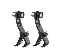 VOANZO 2 piezas clips de micrófono soporte de micrófono de bombo soporte antivibración para suministros de instrumentos musicales a prueba de golpes