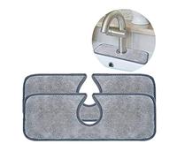 VOANZO 2 piezas de grifo absorbente, grifo de cocina fregadero protector de salpicaduras de microfibra paño de limpieza almohadillas protectoras para cocina baño