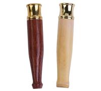 VOANZO 2 Piezas de Soporte de Madera para Cigarrillos, Soporte para Cigarrillos con Filtro, Soporte para Cigarrillos Hecho a Mano, Adecuado para Cigarrillos de tamaño Fino