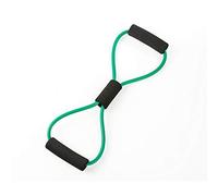 VOANZO 2 Piezas Yoga Gimnasio Fitness Resistencia 8 Palabra Expansor de Pecho Tubo de Goma Cuerda de tracción Entrenamiento Bandas elásticas musculares para Ejercicio Deportivo (Verde)